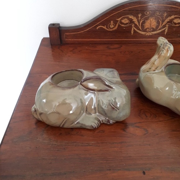 Set of Three PartyLite Tea Light Holders - Rabbits - Picture 2 of 5
